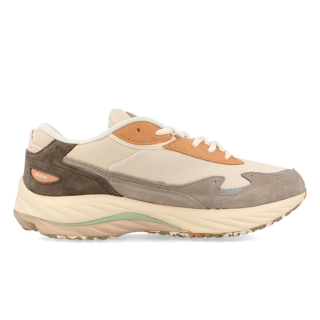 Mizuno Wave Rider Beta Slip Resistant Abrasion Resistant Low top Casual Shoes Men's Beige D1GA330912