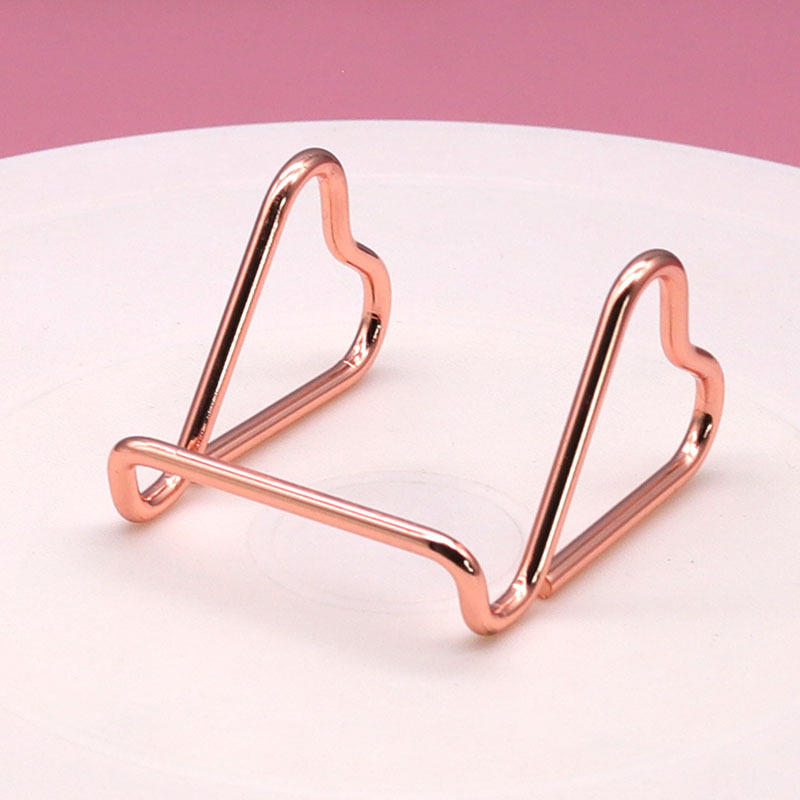 Desktop Phone Holder Simple Metal Business Card Holder Stand Office Desktop Business Name Card Display Organizer