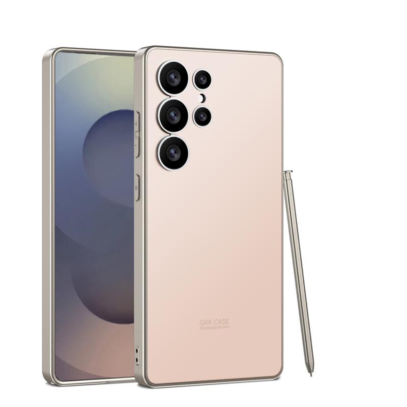 Suitable for Samsung S25 Ultra Mobile Phone Case AG Skin Feeling Galaxy S25U Protective Case Simulation Bare Metal Feel Ins