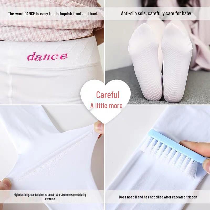 Spring/Summer High Elastic Velvet Dance Socks & Anti-Pilling Tights for Kids