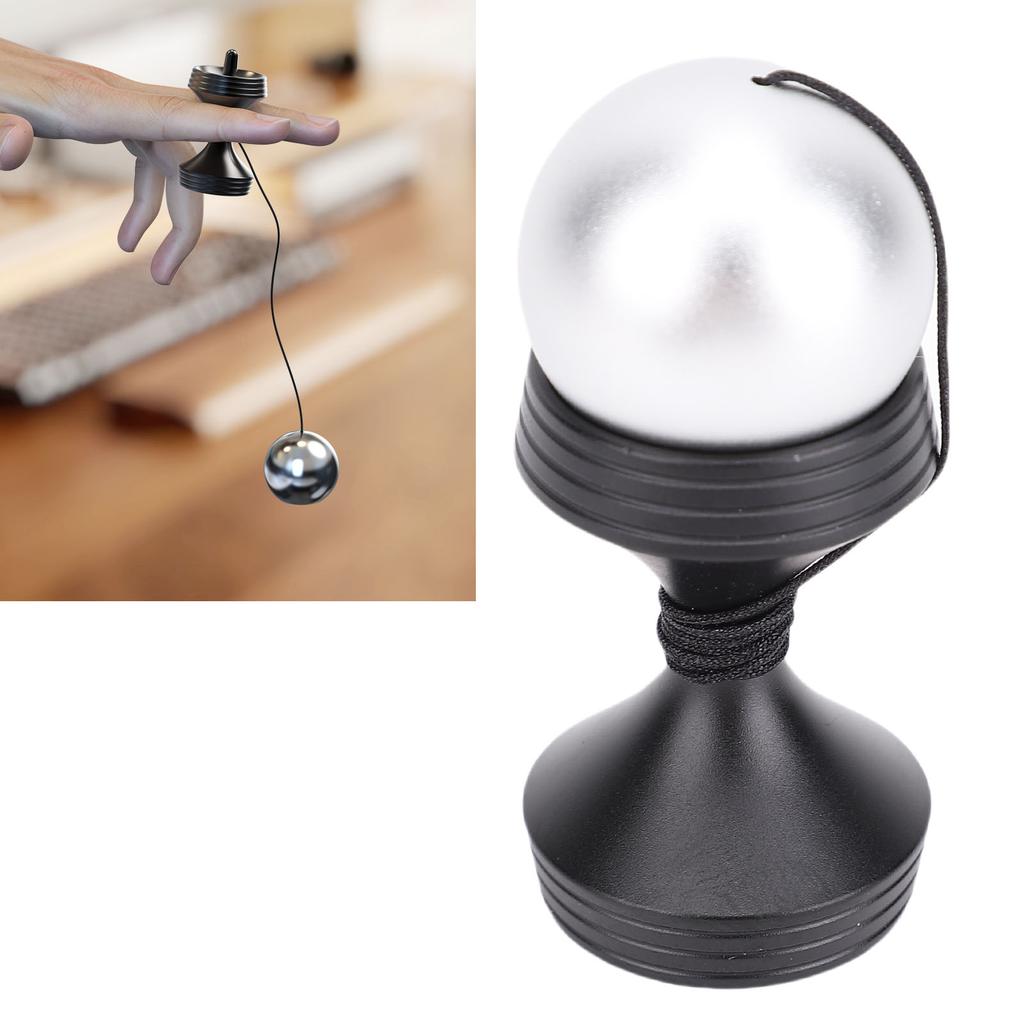 Desk Toy Stress Relief Rotating Gyroscope Desktop Decompression Toy with Silicone Cover for