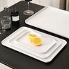 Serving Tray Platter Rectangular Vegetable And Fruit Trays for Snack Dessert Cookie Cheese Plastic Platters Large BPA Free Food Trays Party Supplies