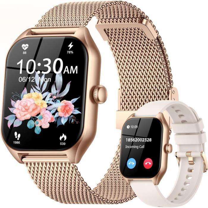 GLKYSOE Montre Connectée Femme Homme Smartwatch