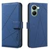 For Xiaomi Redmi Turbo 4 5G/Xiaomi Poco X7 Pro 5G Case BINFEN COLOR BF35 Geometry Imprinted Leather Phone Cover RFID Blocking Wallet Stand