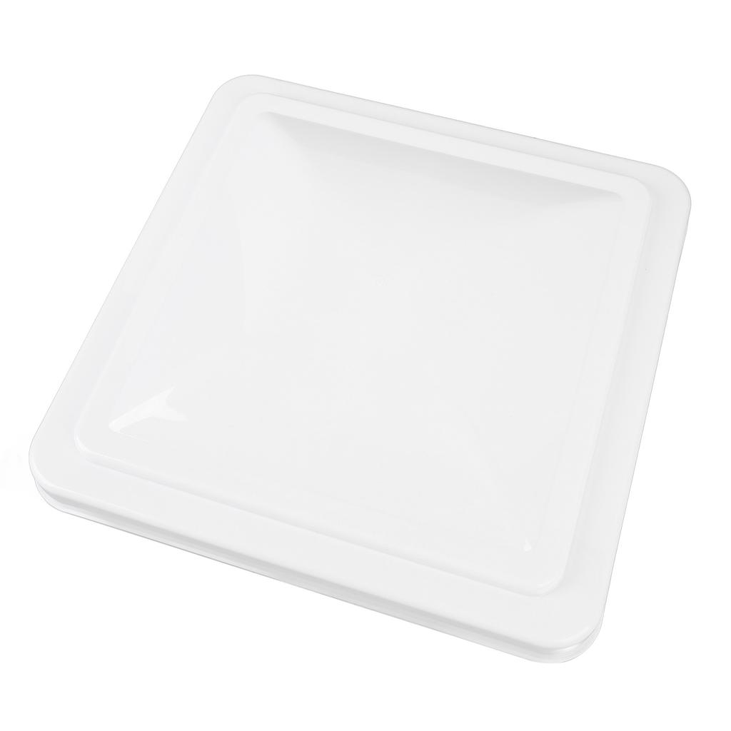 RV Roof Vent Cover UV Resistant 14 Inch Replacement Vent Lid for Camping Vehicle Trailer Motorhome White