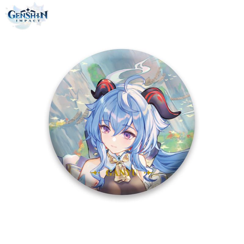 Authorized By MiHoYo 58mm Genshin Impact Theme Serie Character Badges