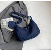 Denim Dumpling Bag Bag Female New Simple Solid Color Ladies Shoulder Crossbody Casual Lightweight Girl Bag