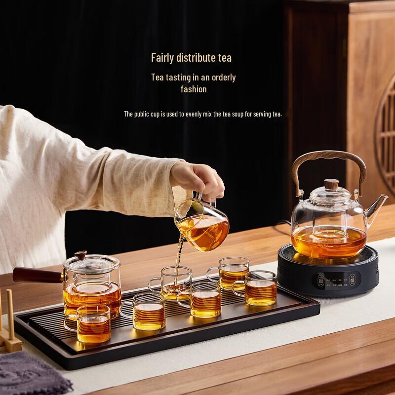 Yihu Heat-Resistant Glass Tea Kettle & Tea Set