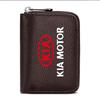 1pcs Leather Car ID Card Storage Bag Driver's License Wallet Business Case for Kia Sportage 3 Rio K2 Ceed Carnival Picanto Soul wszj80