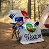 Customizable PJ Marks Throw Blanket – Personalized Name, All-Season Cozy Snug Blanket, Machine Washable, Personalized Blanket