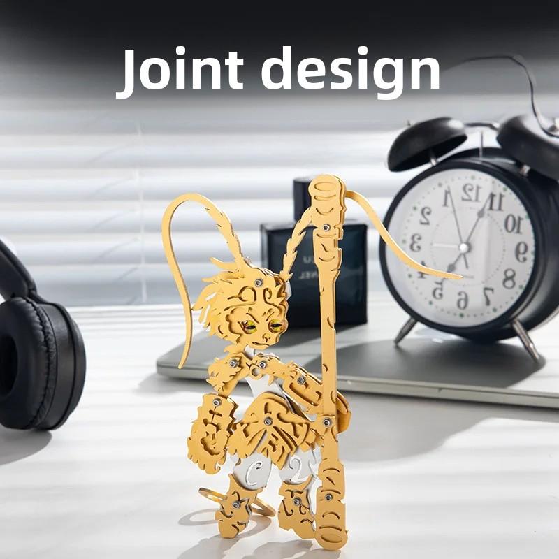 3D Puzzle Cartoon Monkey Metal Model Building Kits for Adults Mechanical Animals Jigsaw DIY Assembly Toy Children Gift P525