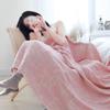 Four-layer Bamboo Cotton Towel Quilt Four-season Gauze Towel Blanket Bamboo Cotton Throw Blanket Student Comfort Quilt