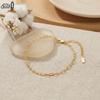 Effie Queen Simple Paperclip Chain Anklets For Women Adjustable Ankle Bracelet Fashion Foot Chain Summer Beach Jewelry Gift SA22
