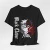 Black Clover Anime Asta Graphic Tee, Unisex T-Shirt for Manga Fans, Short Sleeve
