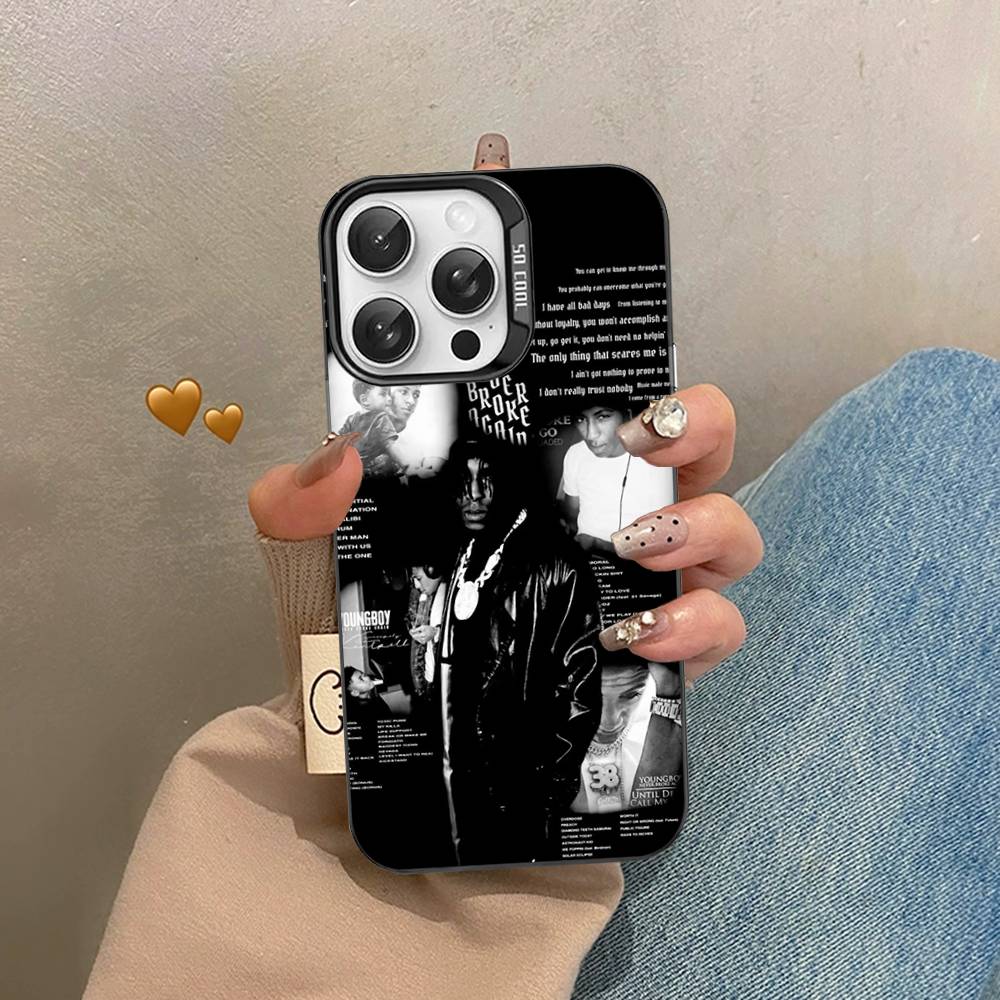 Rapper Youngboy Never Broke Again For IPhone 17 16 15 14 13 12 11 Pro Max Plus Matte Color Back Phone Cover