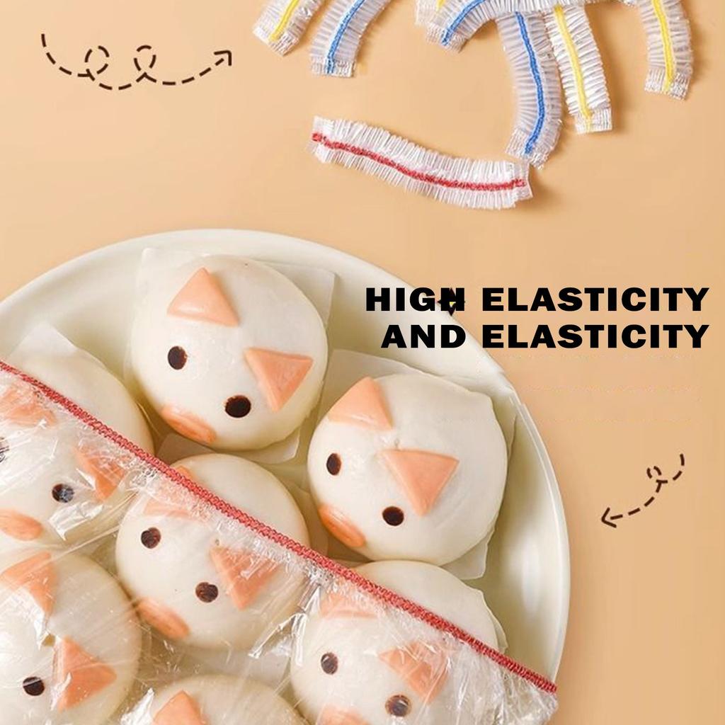 100pcs Disposable Household Refrigerator Cover, Universal Fresh Keeping Film Fruit Fresh Keeping Bowl Cover Bowl Cover