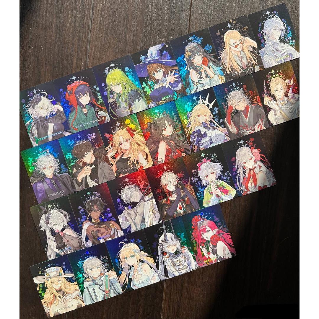 FGO STAR Shadow Master 10th Anniversary Hologram Card All Set