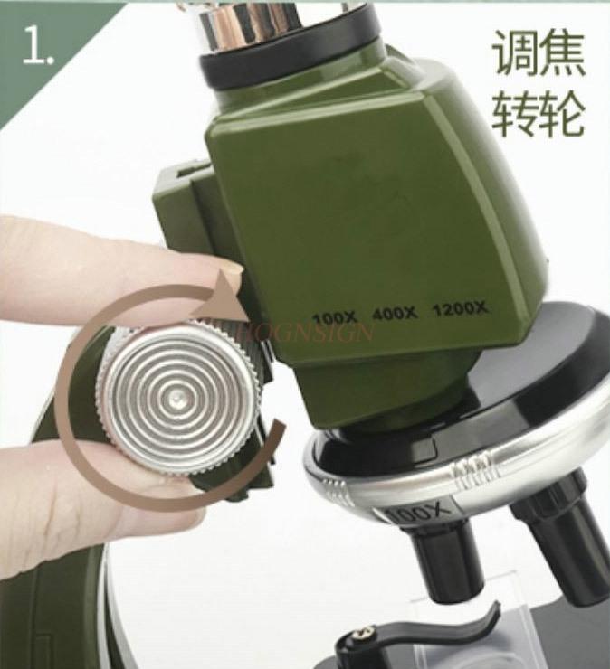 Microscope For Middle School Students Special Children'S Science Puzzle Toy Primary School Biological Optics Experimental Set