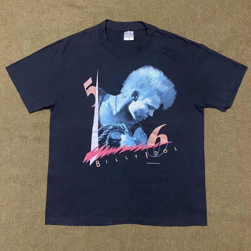 

Vintage Billy Idol Cotton Navy Shirt Unisex Concert S to 5XL95 Unisex T-Shirt XL