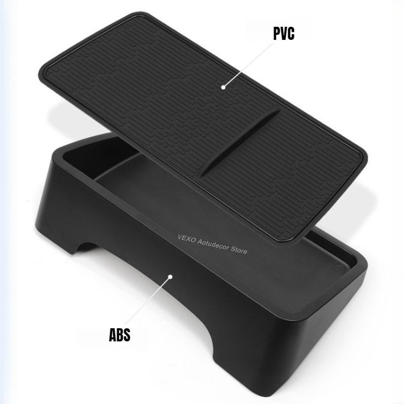 For BYD Atto 2 Yuan UP 2024 2025 Central Control Storage Box Behind Screen Rear Organizer Case Electric Vehicle Stowing Tidying