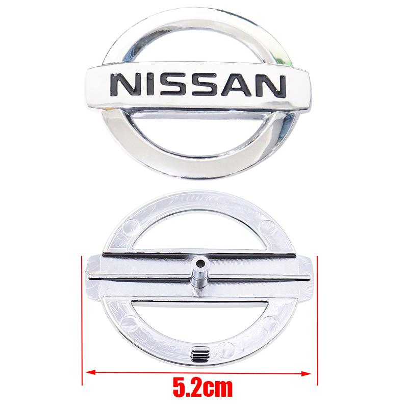 1pcs 3D 52mm 56mm Nissan Steer Wheel Emblem Sticker Car Steering Wheel Sticker Car Interior Emblem Car Accessories