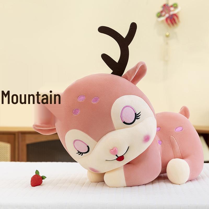 

Очаровательная плюшевая игрушка и подушка в виде олененка - мягкая игрушка для игрового автомата, идеальный подарок для девочек. 20cm 0.12kg