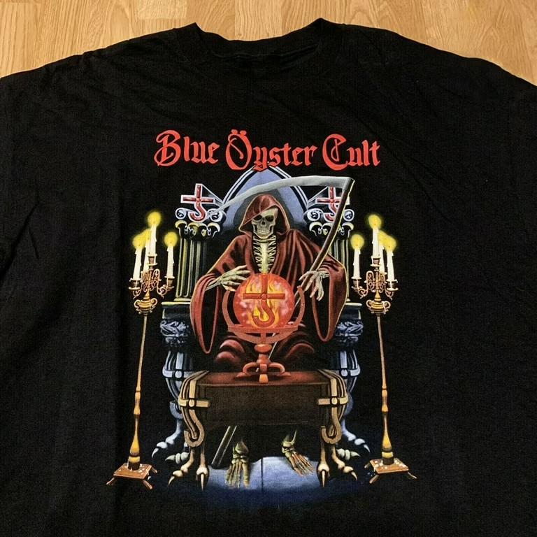 Maglietta a Maniche Corte Blue Oyster Cult Teschio Unisex Taglia S-5XL MQ665 T-Shirt Unisex