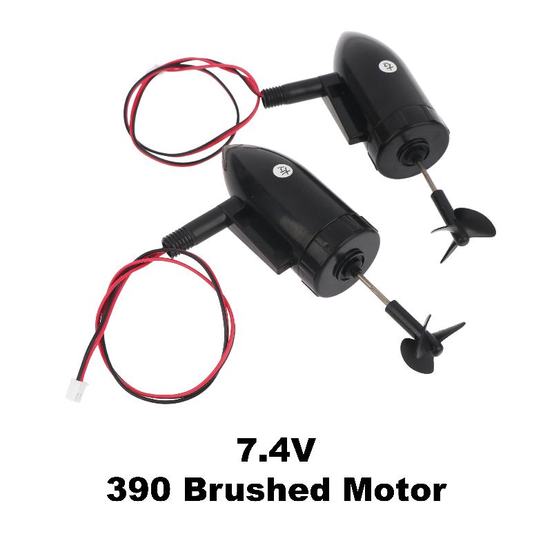 1 Set Waterproof Propeller 7.4V 12V Underwater Thruster 390 Brushed Motor Engine With 3-Blades Propeller For Rc Bait Boat Parts