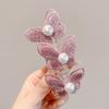 4Pcs Women Hair Ropes Butterflies Faux Braided Hair Elastic Straps Decor Hair Ties Hair Accessories