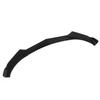 Front Bumper Lip Spoiler 4 Parts Form Universal Modification Aggressive DecorationGlossy Black