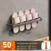 Cobbe Wall-Mounted Space Aluminum Slipper Rack