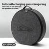 EV Charger Storage Case Felt Electric Vehicle Charging Cord Organizer Electric Vehicle Charging Cable Organizer Bag for Car