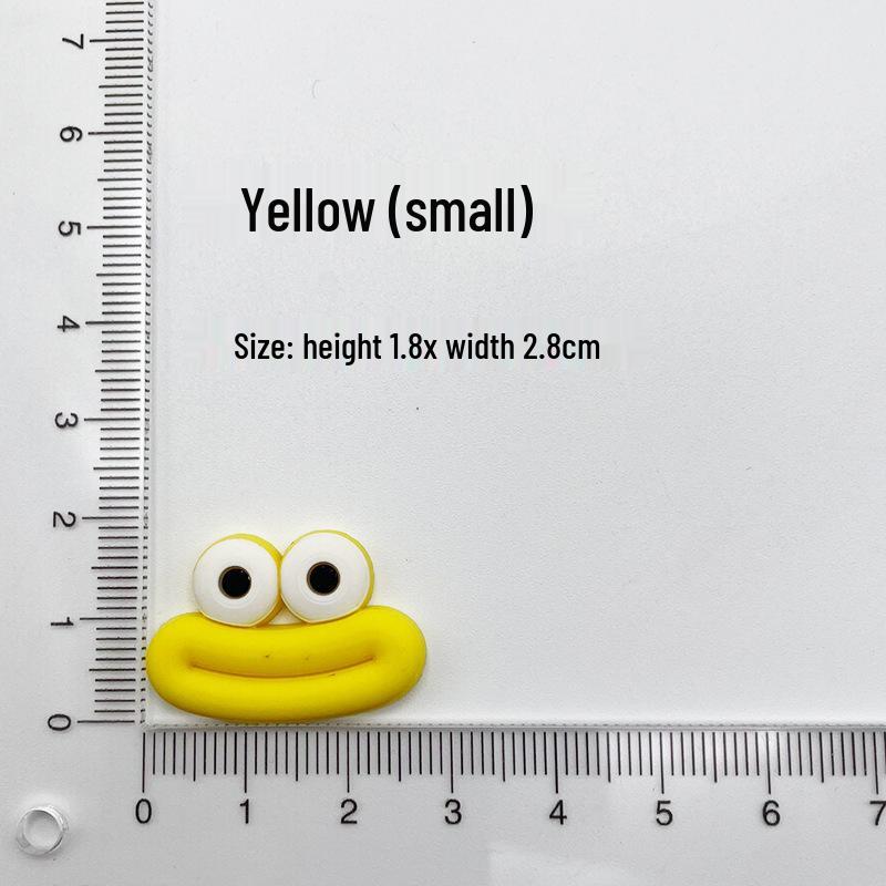 

Medium Cartoon Sausage Lips Eye Patches & DIY Storage Box for Hair Accessories, Phone Case, Crocs Decorations