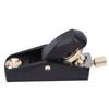 Low Angle Block Plane 33 Degree Hand Planer for Fine Woodworking Miniature Model Leather Making Black