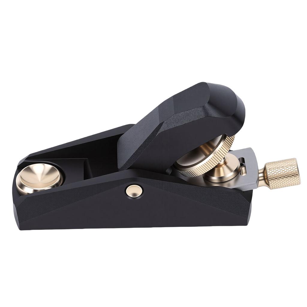 Low Angle Block Plane 33 Degree Hand Planer for Fine Woodworking Miniature Model Leather Making Black