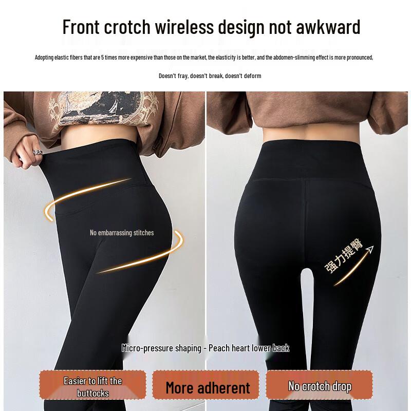 Yuzhaolin Women's High-Waist Seamless Compression Leggings