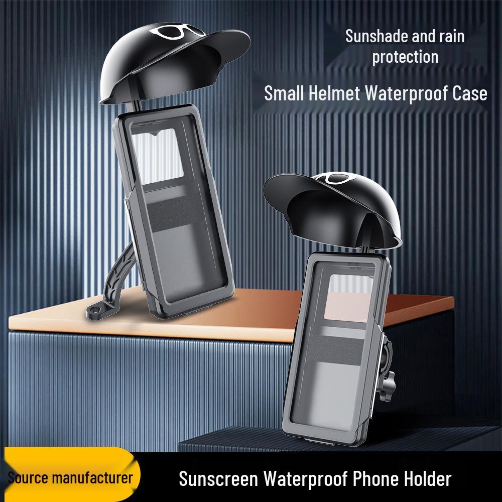 Wasserdichte Hut-Handyhalterung für Radfahren & Motorräder - Universelle Navigationshalterung
