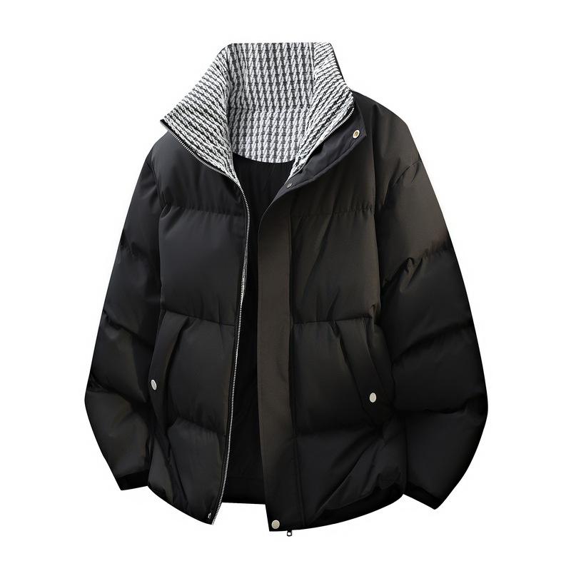 

Хлопковая одежда Мужская Зимняя Свободная Повседневная Теплая Хлопковая одежда Мужское Зимнее Пальто L