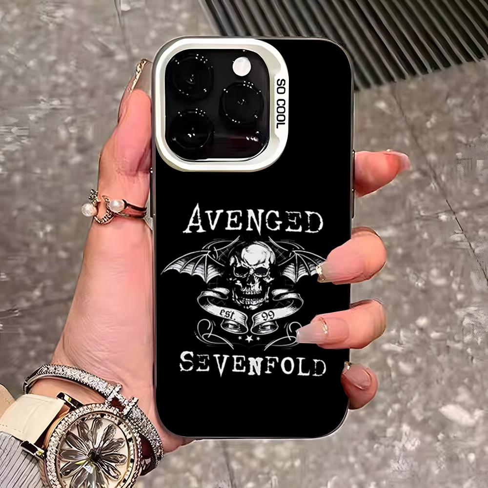 Avenged S-Sevenfold R-Rock Phone Case For IPhone 17 Pro Max 16 Pro Max 15 14 13 11 12 Mini Xs X Xr 7 8 Plus Se Color Silver Cov