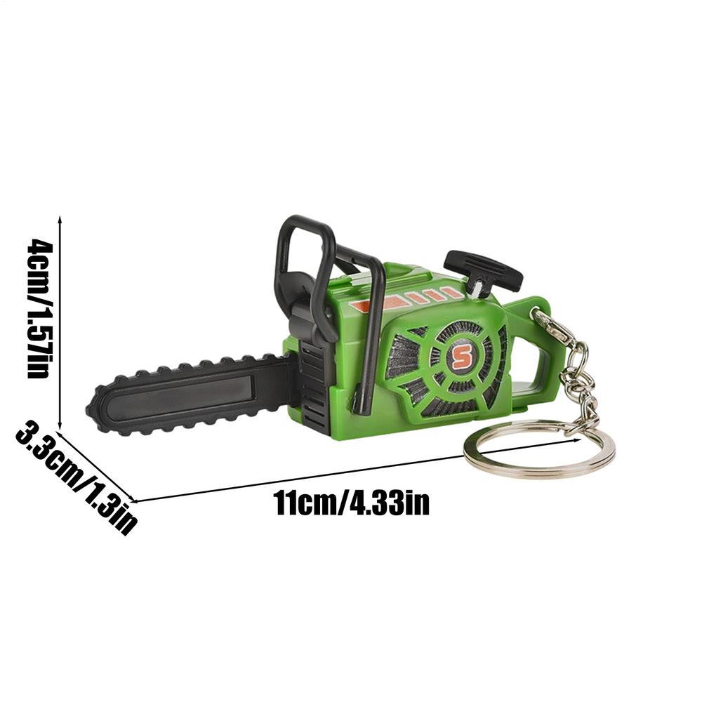 

Chainsaw Prop with Pull Cord Funny Prank Stuff Pretend Play Toy Construction Tools for Men Boyfriend Boys Birthday Party Daily зелёный