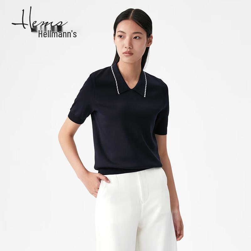 Heilmans Women s Lapel Short Sleeve Knit Shirt 23048C9E L