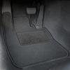 [Blm]To050 Black - Set Of Velour Floor Mats To Fit Infiniti Qx70 2013-2017 - Black Trim