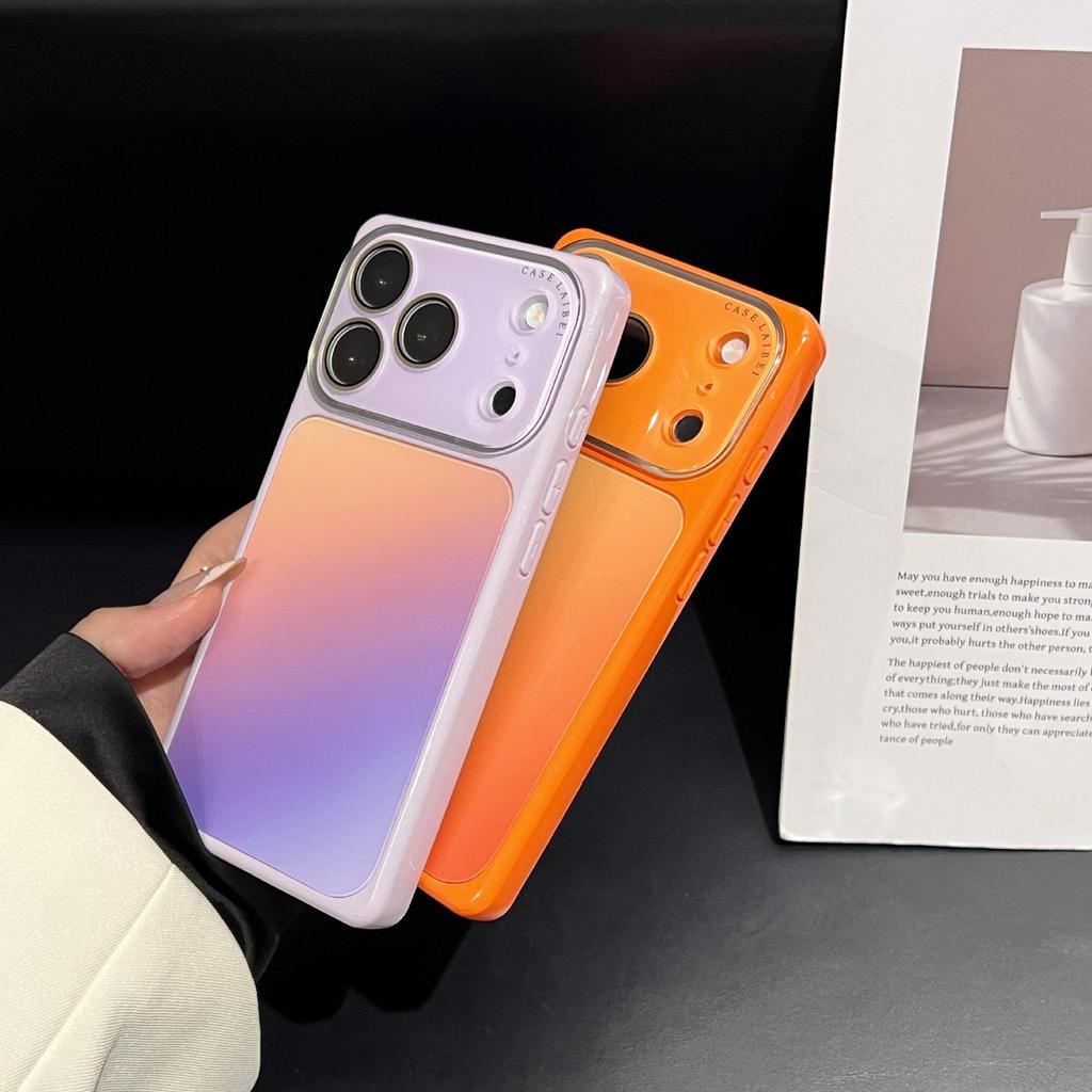 Gradient Square iPhone 17 Pro Max Case - Two-Tone, High-End Design
