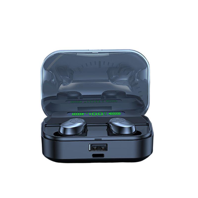 2025 Wireless Bluetooth 5.4 Earphones: Dual-Ear Mini In-Ear Sport Headset, Compatible with Apple & Android