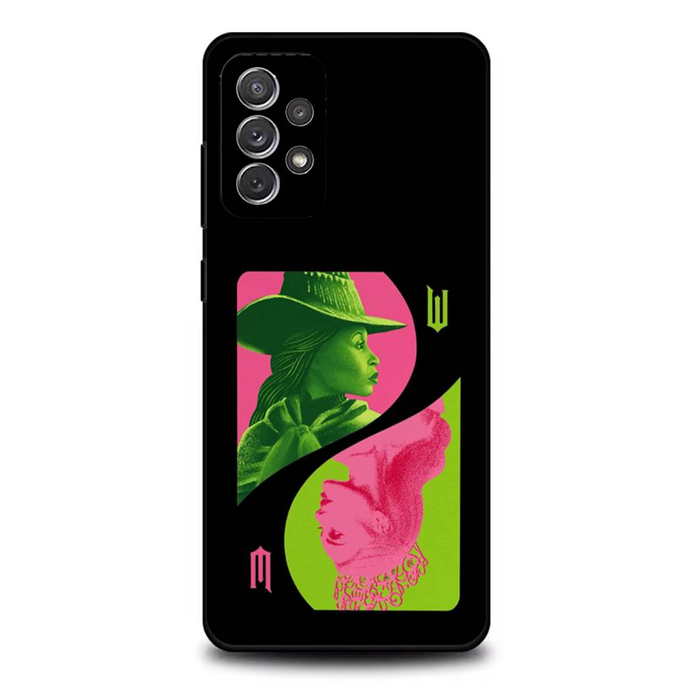 

W-Wicked Musical Green Pink Phone Case For Samsung S25,S24,S21,S22,S23,S30,Ultra,S20,Plus,Fe,Lite,Note,10,9,5G Black Cover Samsung S205G