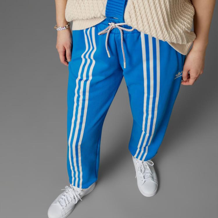 Adidas Originals Adicolor 70s Retro Series 3-Stripes Joggers Women Bottoms Blue IK7852