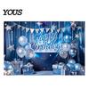 Birthday Celebration Banner Happy Backdrop, Party Photo Background Cloth for Celebration, Decorative Bunting Flag Decor Kids Women, Supplies