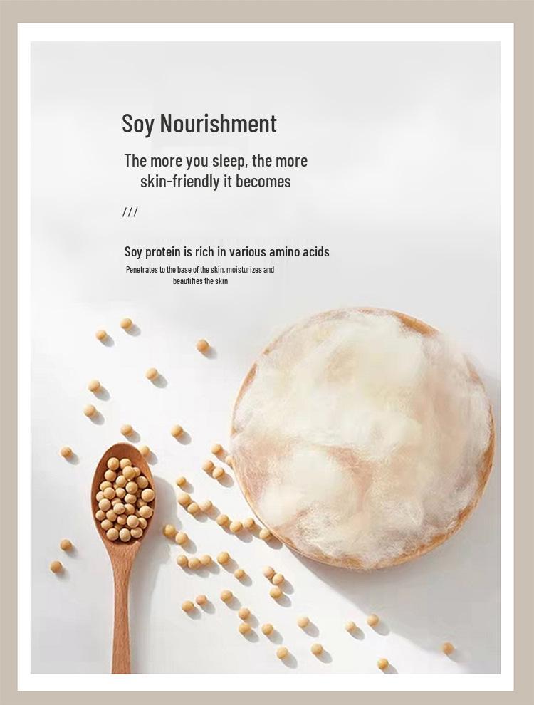 Plapumă din Fibră de Soia din Bumbac Clasa A - Culoare Solidă Japoneză, Toamnă/Iarnă, Bumbac Integral, Miez de Plapumă din Bumbac Pur.