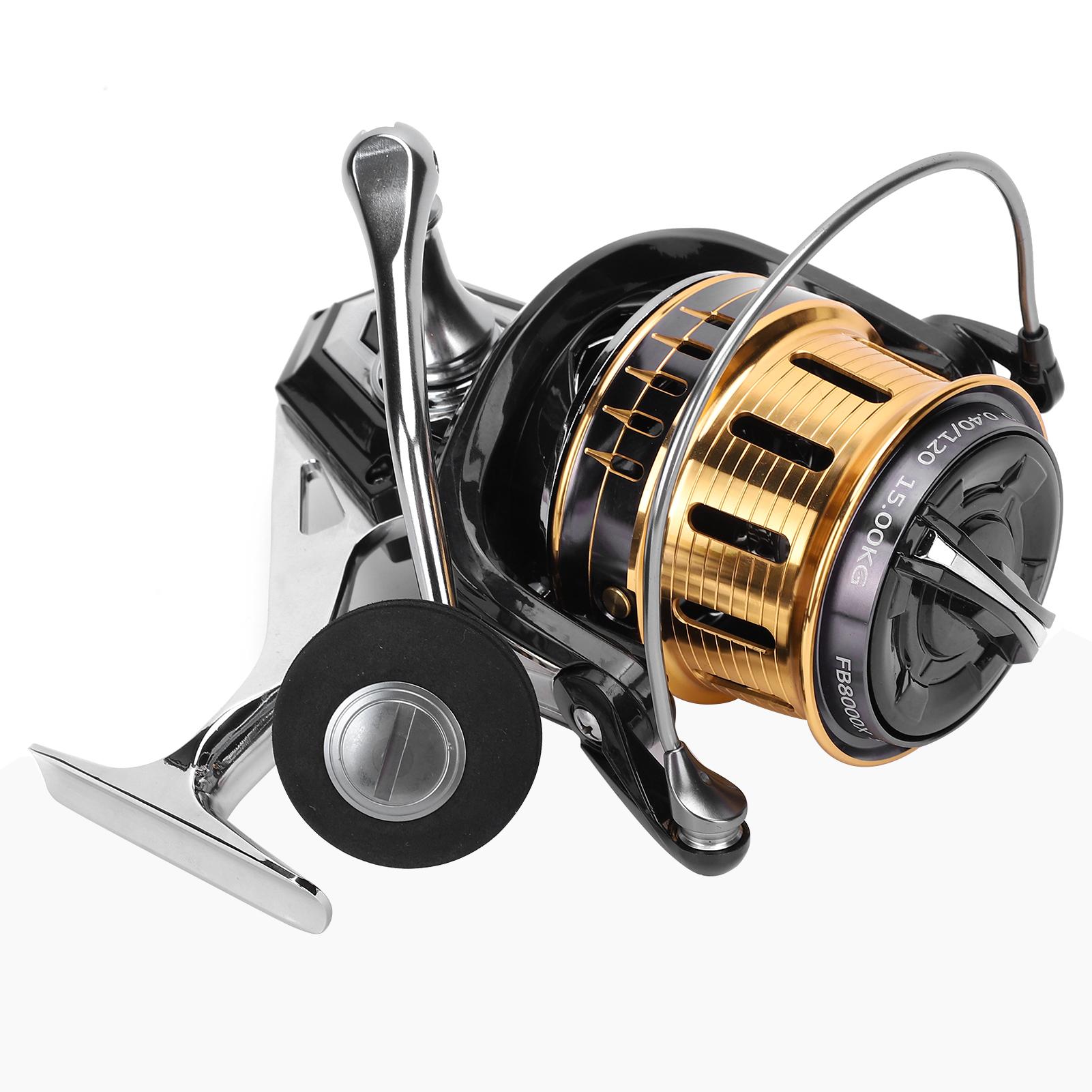 

Far Throw Fishing Reel Metal 5+1BB Bevel Cup 4.1:1 High Speed Spinning Fishing Wheel(FB8000 )