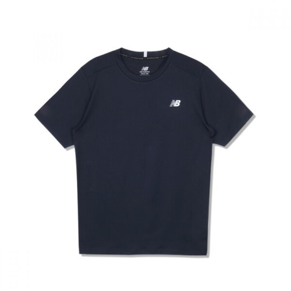 New Balance Men S ShorT Sleeve T ShirT Core Run EclipSe mT11205 Ecl